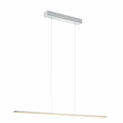 quitani suspension LED Margita, longueur 118 cm, argenté| Suspensions Led|Suspensions