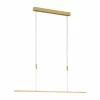 quitani Suspension LED Tolu, longueur 119 cm, laiton| Suspensions Led|Suspensions