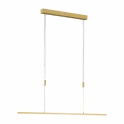 quitani Suspension LED Tolu, longueur 119 cm, laiton| Suspensions Led|Suspensions