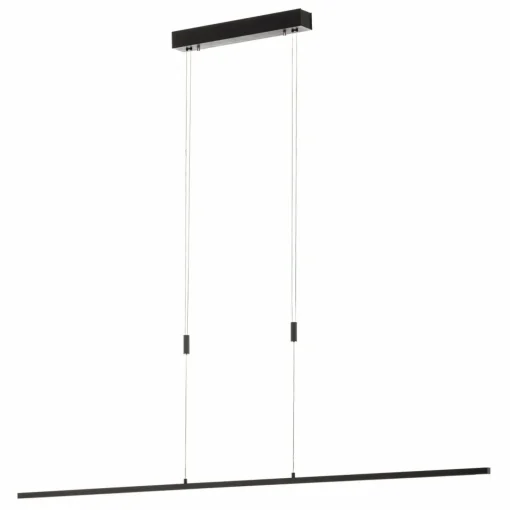 quitani Suspension LED Tolu, noir, longueur 138 cm| Suspensions Led|Suspensions