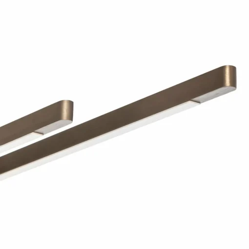 quitani Talon plafonnier LED x2 bronze anodisé| Plafonniers Led|Plafonniers