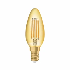 Radium LED Essence Ambiante E14 4W bougie doré| Ampoules Filament|Ampoules Filament