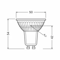 OSRAM Réflecteur LED GU10 4,3W 827 36° pack de 6| Ampoules Led|Ampoules Led