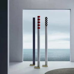 Rotaliana Ciminiere d'Italia F2, doré/noir-blanc| Luminaires Led D'Intérieur