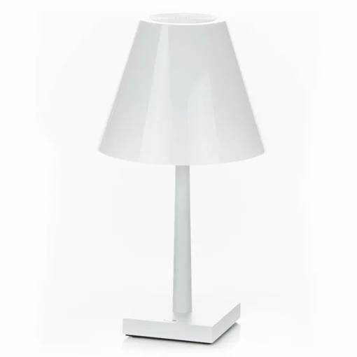 Rotaliana Dina+ Lampe de table LED rechargeable blanc/blanc| Lampes À Poser Led|Lampes À Poser Et Lampes De Table