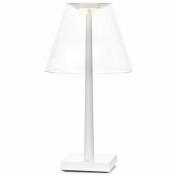 Rotaliana Dina+ Lampe de table LED rechargeable blanc/blanc| Lampes À Poser Led|Lampes À Poser Et Lampes De Table