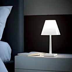 Rotaliana Dina+ Lampe de table LED rechargeable blanc/blanc| Lampes À Poser Led|Lampes À Poser Et Lampes De Table