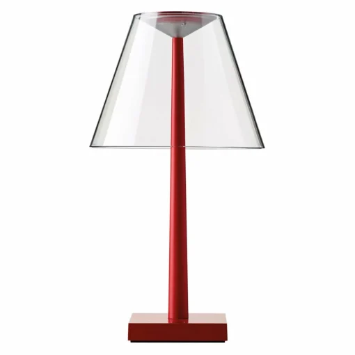 Rotaliana Dina+ T1 lampe de table LED rechargeable rouge| Lampes À Poser Led|Lampes À Poser Et Lampes De Table