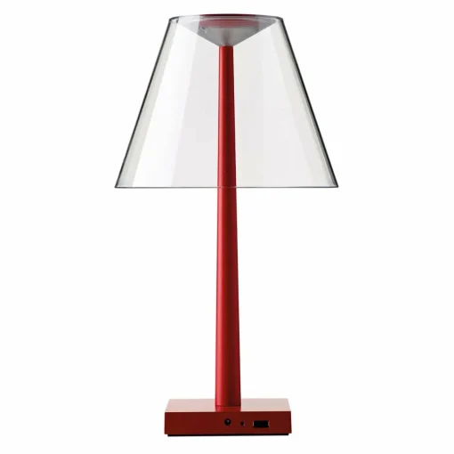 Rotaliana Dina+ T1 lampe de table LED rechargeable rouge| Lampes À Poser Led|Lampes À Poser Et Lampes De Table