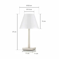 Rotaliana Dina+ T1 Lampe de table LED rechargeable bronze| Lampes À Poser Led|Lampes À Poser Et Lampes De Table