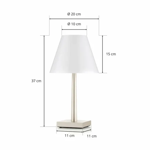 Rotaliana Dina+ T1 Lampe de table LED rechargeable bronze| Lampes À Poser Led|Lampes À Poser Et Lampes De Table