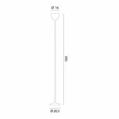 Rotaliana Drink lampadaire LED, graphite| Lampadaires Led|Lampadaires