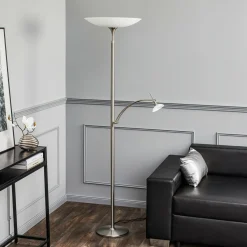 Rothfels Trinessa lampadaire à éclairage indirect LED bras de lecture| Lampadaires Led|Lampadaires
