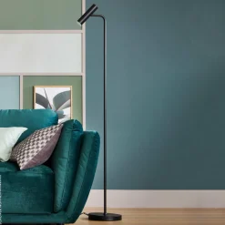 Schöner Wohnen Stina lampadaire LED noir| Lampadaires Led|Lampadaires