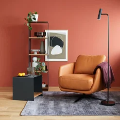 Schöner Wohnen Stina lampadaire LED noir| Lampadaires Led|Lampadaires