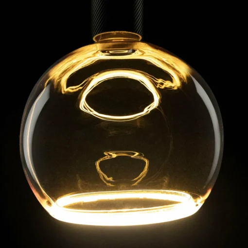 SEGULA Ampoule globe LED Floating, E27, jaune G200 6 W 922 dim| Lampes Led À Intensité Variable|Ampoules Led