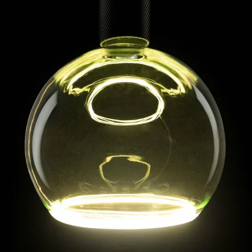 SEGULA Ampoule globe LED Floating, E27, vert G200 6 W 922 dim| Lampes Led À Intensité Variable|Ampoules Led