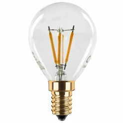 SEGULA Ampoule goutte LED 24V DC E14 3W Filament 922| Lampes Led À Intensité Variable|Ampoules Led