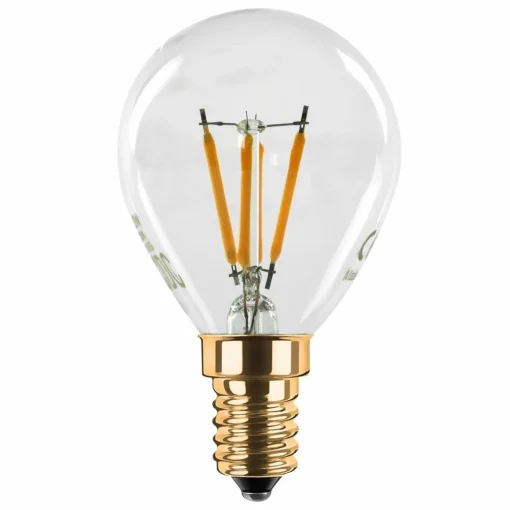 SEGULA Ampoule goutte LED 24V DC E14 3W Filament 922| Lampes Led À Intensité Variable|Ampoules Led