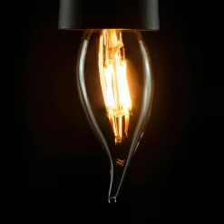 SEGULA bougie LED flamme E14 3,2 W 2 700 K claire| Lampes Led À Intensité Variable|Ampoules Led
