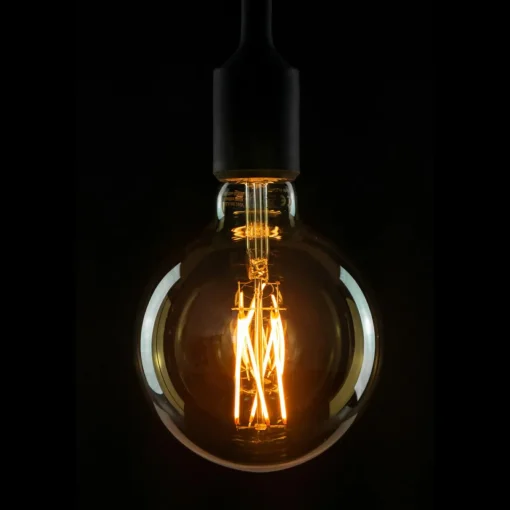SEGULA globe LED E27 G125 5W 2 200K doré dim| Lampes Led À Intensité Variable|Ampoules Led