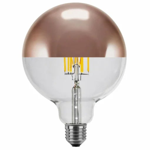 SEGULA globe LED E27 6,5W 927 tête miroir cuivrée| Lampes Led À Intensité Variable|Ampoules Led