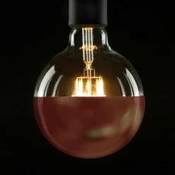 SEGULA globe LED E27 6,5W 927 tête miroir cuivrée| Lampes Led À Intensité Variable|Ampoules Led