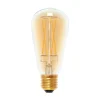 SEGULA LED E27 ST64 5W 2 200K doré/doré dim| Lampes Led À Intensité Variable|Ampoules Led