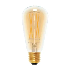SEGULA LED E27 ST64 5W 2 200K doré/doré dim| Lampes Led À Intensité Variable|Ampoules Led