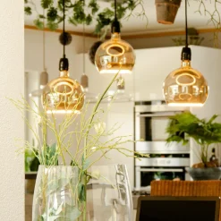 SEGULA LED flottant G200 E27 4,5 W 922 doré dim| Lampes Led À Intensité Variable|Ampoules Led