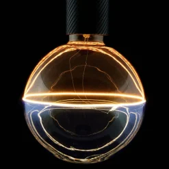 SEGULA LED-Globe Illusion, E27 G145 bleu/ambre 6W 1.900K dim| Lampes Led À Intensité Variable|Ampoules Led