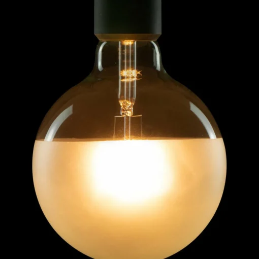 SEGULA Vintage globe LED G125 Half Moon E27 6,5 W| Lampes Led À Intensité Variable|Ampoules Led