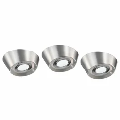 Evotec Set de 3 lampes sous meuble LED PAL CF, Ø de 12 cm| Luminaires Led D'Intérieur