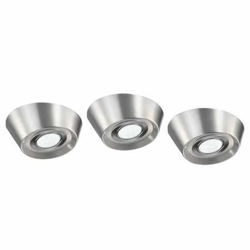 Evotec Set de 3 lampes sous meuble LED PAL CF, Ø de 12 cm| Luminaires Led D'Intérieur