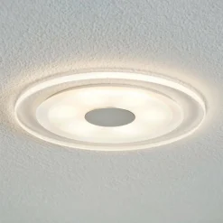 Paulmann Set de 3 luminaires LED à encastrer Whirl| Spots Encastrés Led|Luminaires Led D'Intérieur