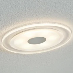 Paulmann Set de 3 luminaires LED à encastrer Whirl| Spots Encastrés Led|Luminaires Led D'Intérieur