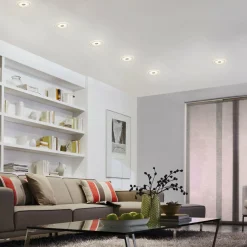 Paulmann Set de 3 luminaires LED à encastrer Whirl| Spots Encastrés Led|Luminaires Led D'Intérieur