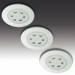 Hera Set de 3 spots encastrables R 55| Spots Encastrés Led|Luminaires Led D'Intérieur