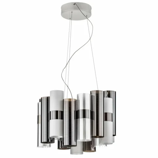 Slamp La Lollo Medium suspension étain/blanche| Suspensions Led|Suspensions