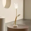 Slamp lampe de table LED rechargeable Tulip, pied blanc| Lampes À Poser Led|Lampes À Poser Et Lampes De Table