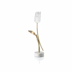 Slamp lampe de table LED rechargeable Tulip, pied blanc| Lampes À Poser Led|Lampes À Poser Et Lampes De Table