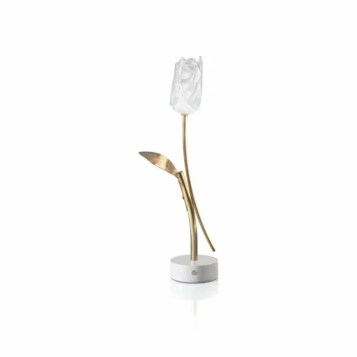 Slamp lampe de table LED rechargeable Tulip, pied blanc| Lampes À Poser Led|Lampes À Poser Et Lampes De Table