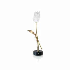 Slamp lampe de table LED rechargeable Tulip, pied noir| Lampes À Poser Led|Lampes À Poser Et Lampes De Table