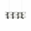 Slamp Suspension LED La Lollo, couleur étain, 100 cm| Suspensions Led|Suspensions