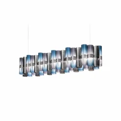 Slamp Suspension LED La Lollo bleu-violet, 140 cm| Suspensions Led|Suspensions
