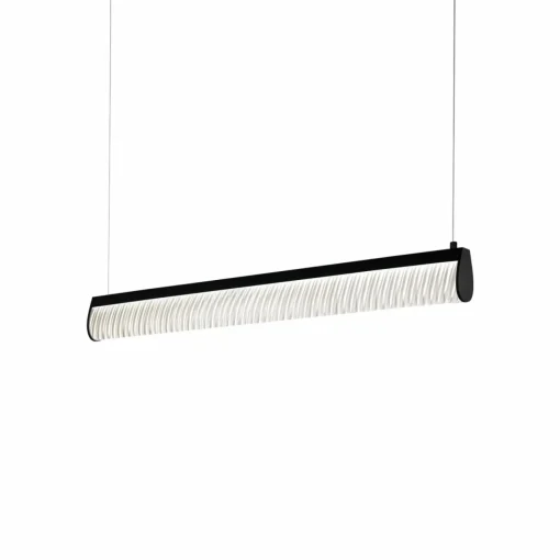 Slamp Suspension LED Modula, plissé, noir| Suspensions Led|Suspensions