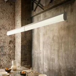 Slamp Suspension LED Modula Double, cristal, gris| Suspensions Led|Suspensions