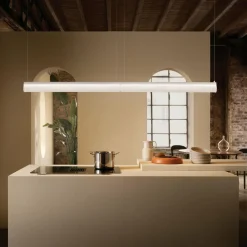 Slamp Suspension LED Modula Double, cristal, gris| Suspensions Led|Suspensions