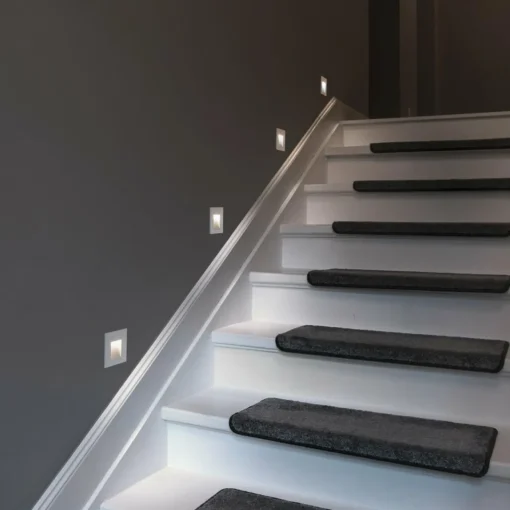 SLV Applique encastrable LED Mobala, blanc, aluminium, 3.000 K| Spots Encastrés Led|Luminaires Led D'Intérieur