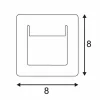 SLV lampe enc. LED Downunder Pur 80 LED blanche| Spots Encastrés Led|Luminaires Led D'Intérieur